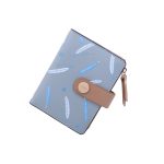 Women'S Fashion Leaf Floral Pattern Buckle Zipper Wallet - Image 16