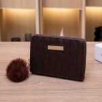 Women Fashion Solid Color Quilted Zipper Pu Wallet - Image 10