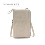Women Fashion Simple PU Solid Color Zipper Wallets Shoulder Bag - Image 10