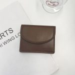 Women Fashion Simple Solid Color Flap Mini Wallet - Image 10