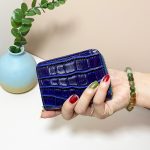 Women Fashion Crocodile Anti-Degaussing Multi-Card Mini Zipper Wallet - Image 10