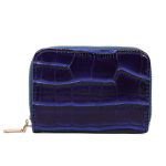 Unisex Fashion Crocodile Zip Mini PU Wallet - Image 10