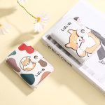 Women Cartoon Cat Printed Portable Multi-Card Wallet - Image 10