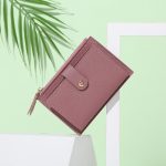 Women Fashion Simple Zipper PU Square Wallet - Image 10