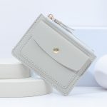 Women Simple Flap Zipper Card Wallet - Image 10
