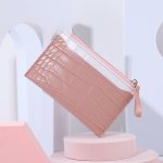 Women Fashionable Simple Crocodile Pattern Zipper Multi-Card Slot Wallet - Image 10