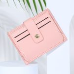 Women Simple Fashion Solid Color Drawstring Snap Wallet - Image 10