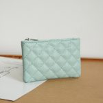 Women Fashion Rhombic PU Square Zipper Wallet - Image 10