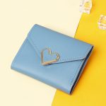 Women Fashion Heart Shape Flap Square Mini Wallet - Image 10