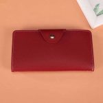 Wholesale Women Fashion Casual Solid Color Multi-Card Slot PU Zipper Two-Fold Wallets - Image 10
