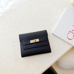 Wholesale Women Simple Solid Color Pu Leather Three-Fold Wallet - Image 7