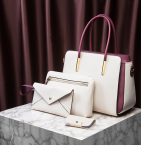 Fashion Color Block Handbag Sets - Image 9