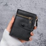 Wholesale Fashion Solid Color Zipper Wallet - Image 10