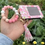 Wholesale Fashion Printed Silicone Bead Tassels Bracelet Pu Leather Wallet - Image 7