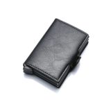 Wholesale Fashion Casual Pu Double Box Aluminum Alloy Automatic Elastic Card Metal Wallet - Image 10