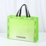 Wholesale Fashion Gradient Color Letter Printing Non-Woven Shopping Bag - Image 4