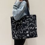 Women'S Fashion Graffiti Vintage Large Capacity Canvas Tote Bag - Image 28