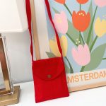 Women Fashionable Simple Macaroon Solid Color Canvas Mini Crossbody Bag - Image 10