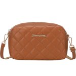 Wholesale Simple Solid Color Diamond Stitch Crossbody Bag - Image 10