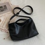 Wholesale Women Fashion Casual Solid Color Large Capacity Crossbody Bag - Image 9