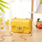 Wholesale Women Fashion Simple Solid Color Flap Metal Buckle Mini Chain Shoulder Crossbody Bag - Image 10