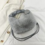 Autumn And Winter Plush Crossbody Bag - Image 10