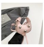 Women Fashion Casual Solid Color Rivet Crossbody Bag - Image 9