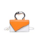 Wholesale Fashion Color-Matching Summer Casual Simple Crossbody Metal Portable Small Square Bag - Image 10