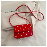 Wholesale Women Fashion Solid Color Dot Printed Crossbody Bag - Image 10