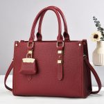 Wholesale Women Casual Simple Solid Color Handbag - Image 9
