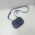 Wholesale Women Fashion Simple Denim Saddle Design Crossbody Bag - Image 9