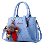 Wholesale Women Simple Fashion Solid Color Plush Pendant Handbag - Image 8