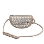Women Fashion Solid Color Rivet Small Square Shoulder Bag - Image 11