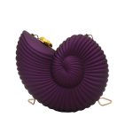 Women Fashion Creative Acrylic Solid Color Conch Shoulder Bag - Image 11