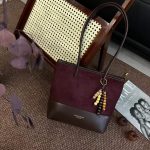 Wholesale Women Fashion Casual Large Capacity Suede Double-Piece Contrast Shoulder Bag - Image 9