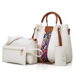 Women Fashion Retro Handbag Four-Piece Bag Set - Image 10