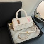 Women Fashion Casual Solid Color Pu Rectangular Shoulder Bag - Image 10