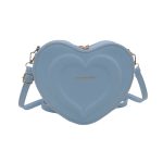 Women Fashion Casualsolid Color Heart Shaped Shoulder Bag - Image 10