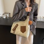 Wholesale Women Fashion Casual Retro Large Capacity Pendant Tote Bag - Image 7