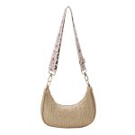 Women Fashion Casual Simple Straw Woven Shoulder Bag - Image 11