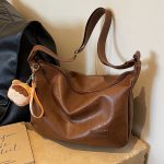 Women Fashion Casual Solid Color Pendant Shoulder Bag - Image 8