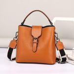 Wholesale Women'S Fashion All-Match Bucket Bag Genuine Leather Handbag - Image 11