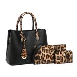 Wholesale Women Fashion Casual Crocodile Pattern Large Capacity Handbag Three-Piece Bag Set - Image 11
