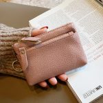 Women Fashion Simple Mini Zipper Leather Wallets - Image 11