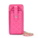 Wholesale Women Fashion Rhombic Leather Rectangular Chain Mini Crossbody Bag - Image 10