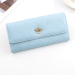 Wholesale Women Casual Stitching Clamshell Design Solid Color Purse - Image 10