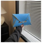 Women Fashion Personality Solid Color Clutch Bag - Image 17
