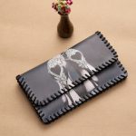 Wholesale Women Fashion Vintage Ethnic Style Cartoon Pattern Kids Print Wallet - Image 12