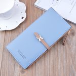 Women Fashion Multi-Card Zipper Long Sleeve PU Purses - Image 11