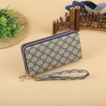 Women Fashion Long Frosted Double Zipper Gradient Multi-Card Position Purses - Image 11